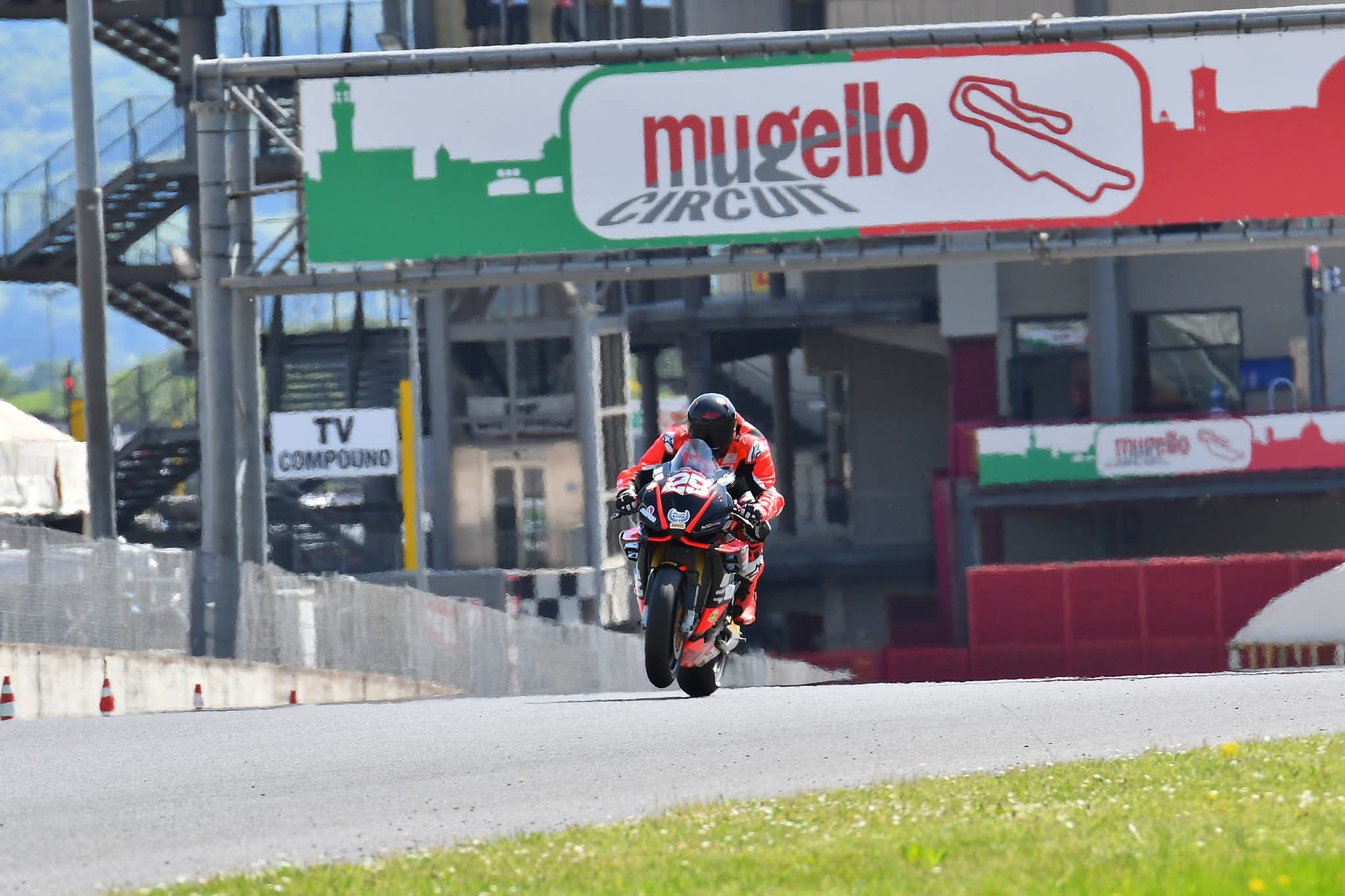 Sul rettilineo del Mugello