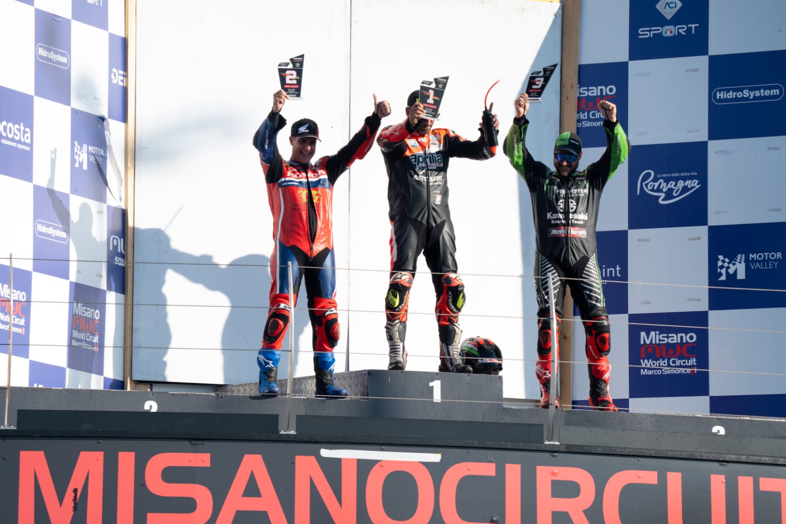 Podio a Misano