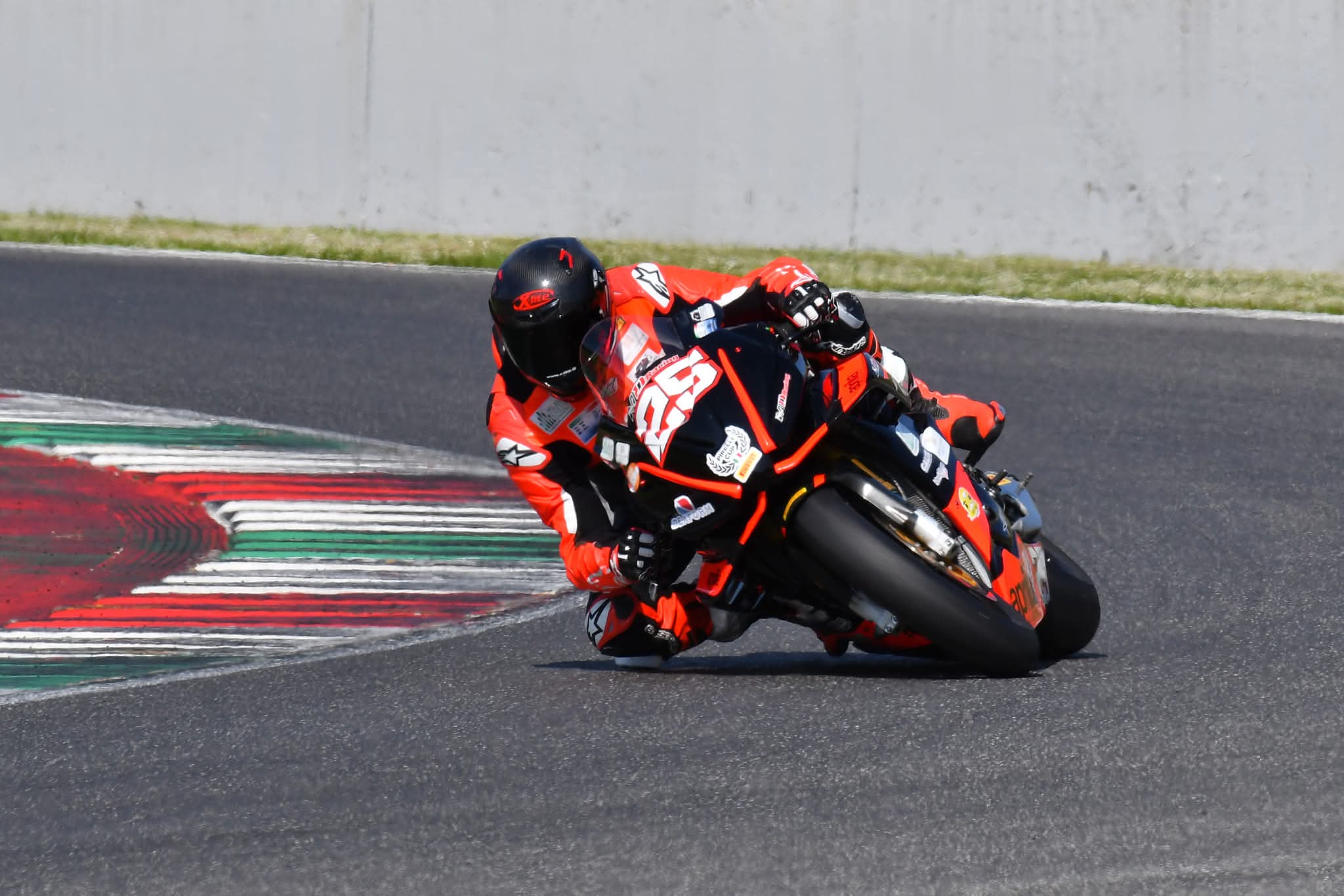 In piega in curva